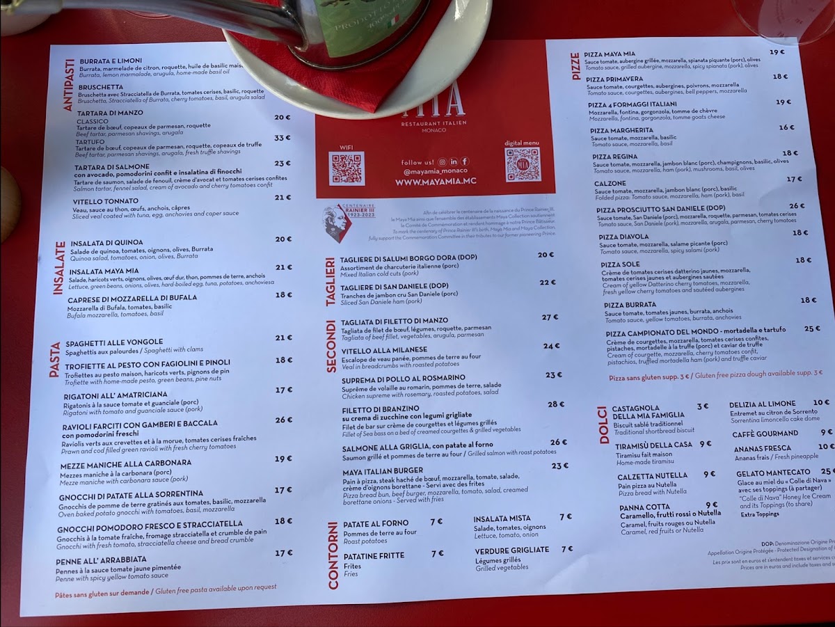 Menu Maya Mia-1
