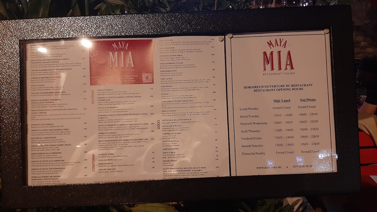 Menu Maya Mia-8