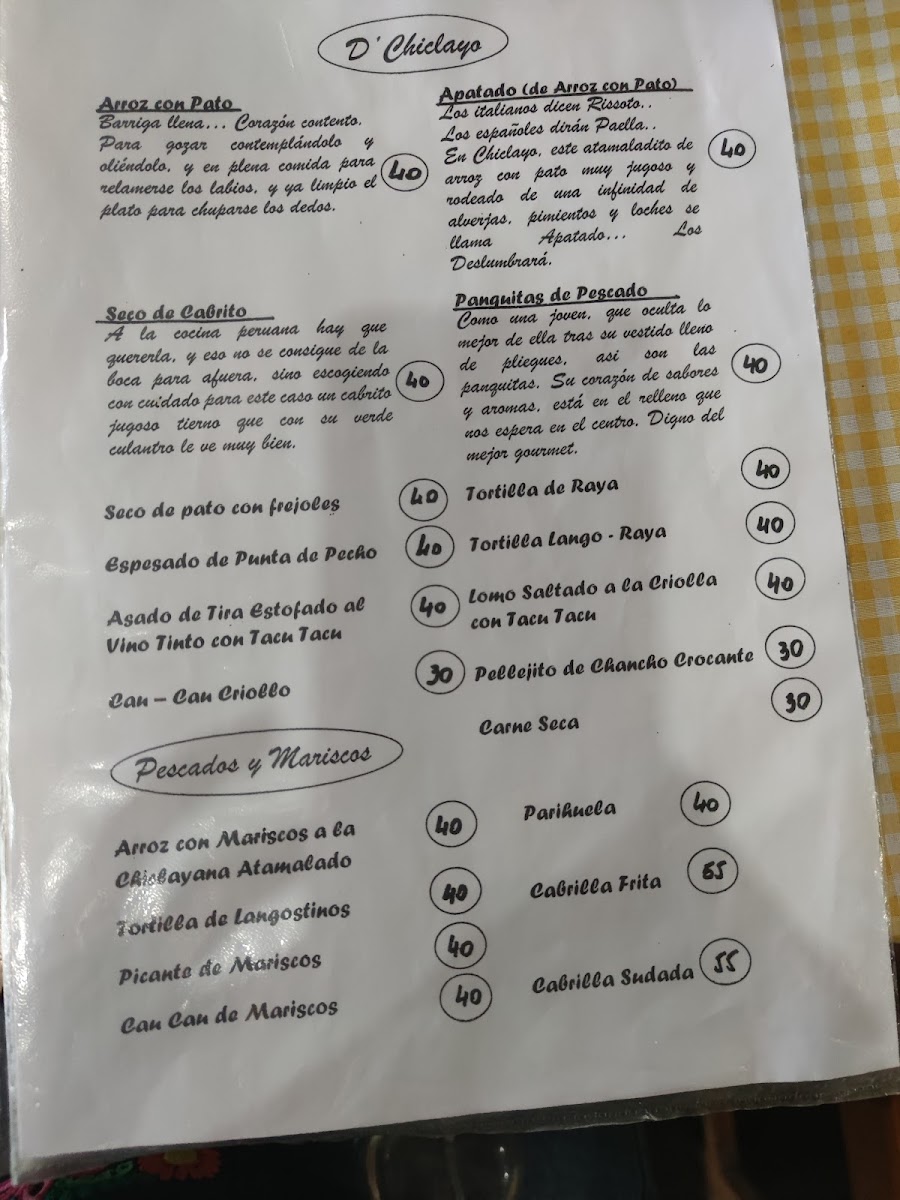 Menu Mayo's Cebichería - Restaurante-4