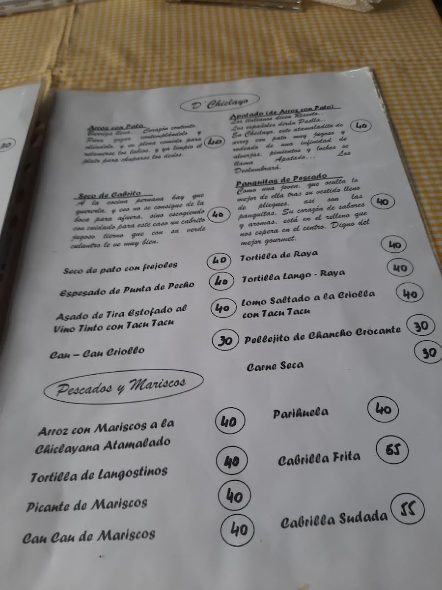 Menu Mayo's Cebichería - Restaurante-8