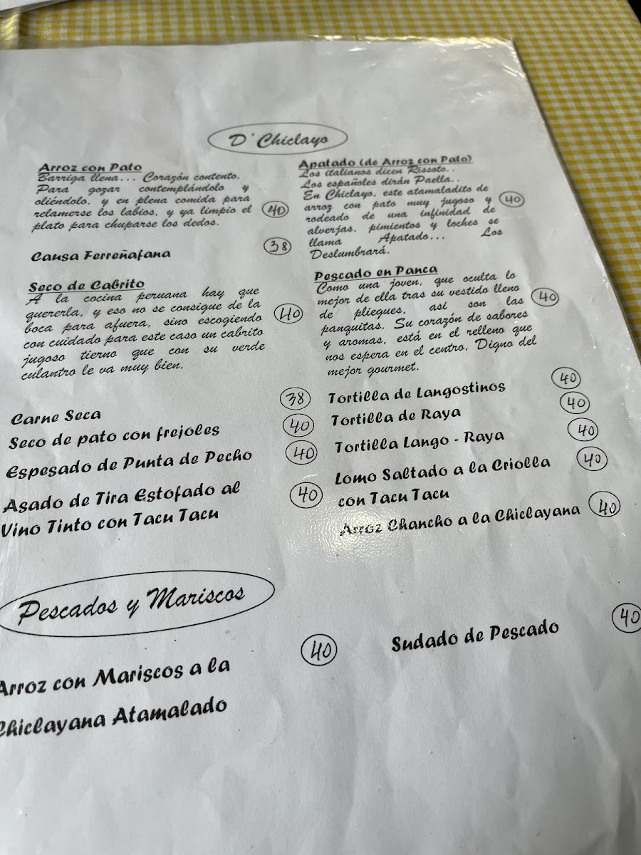Menu Mayo's Cebichería - Restaurante-9