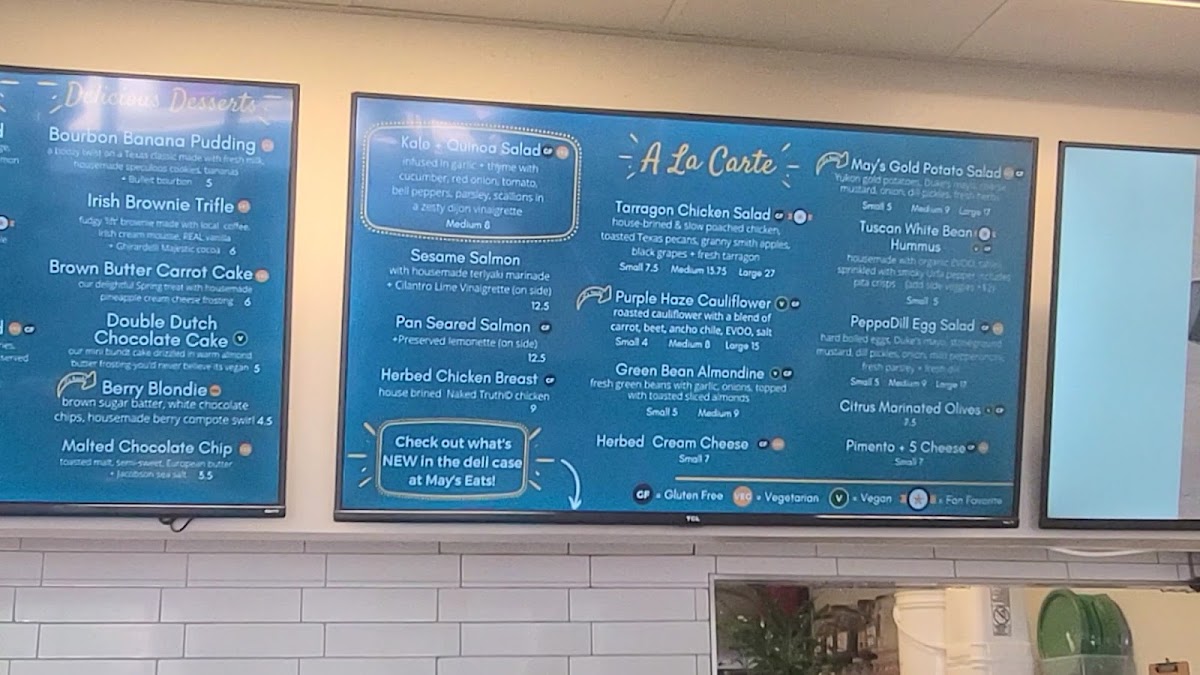 Menu May's Eats Gourmet To Go-1