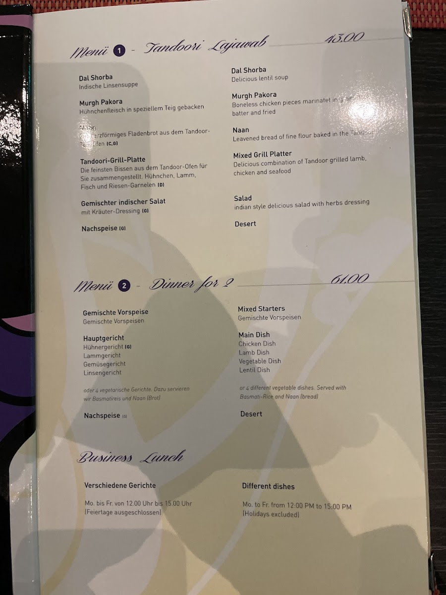 Menu Mayur Düsseldorf-2