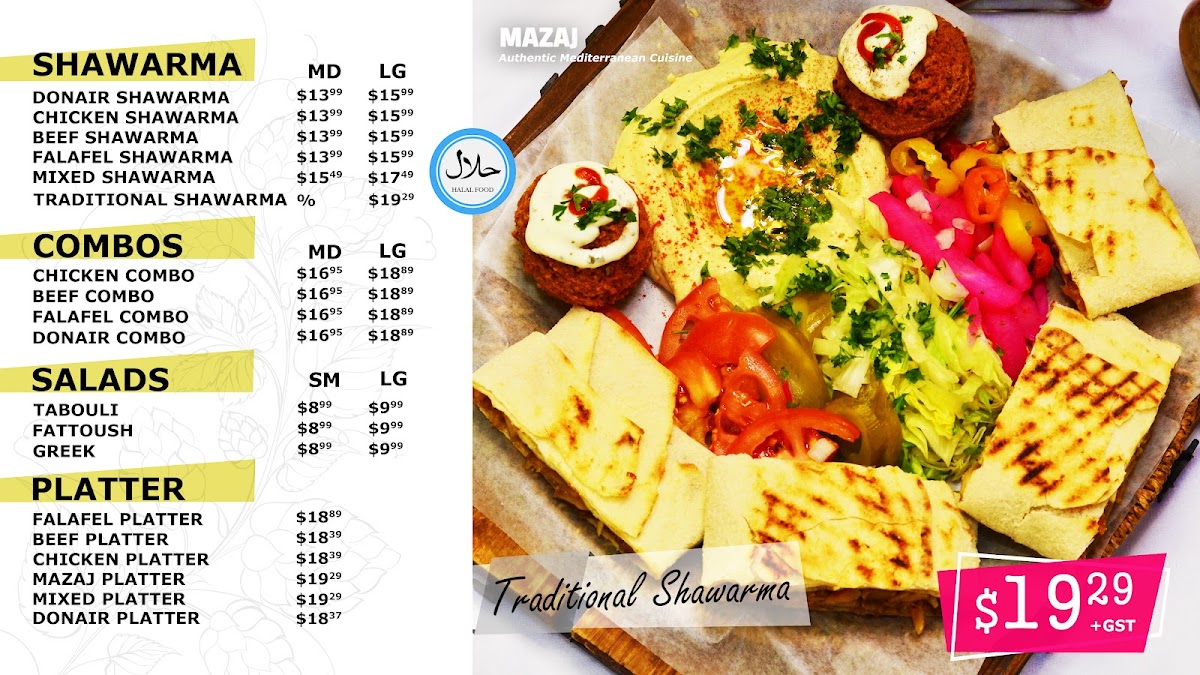 Menu Mazaj Mediterranean Cuisine-8