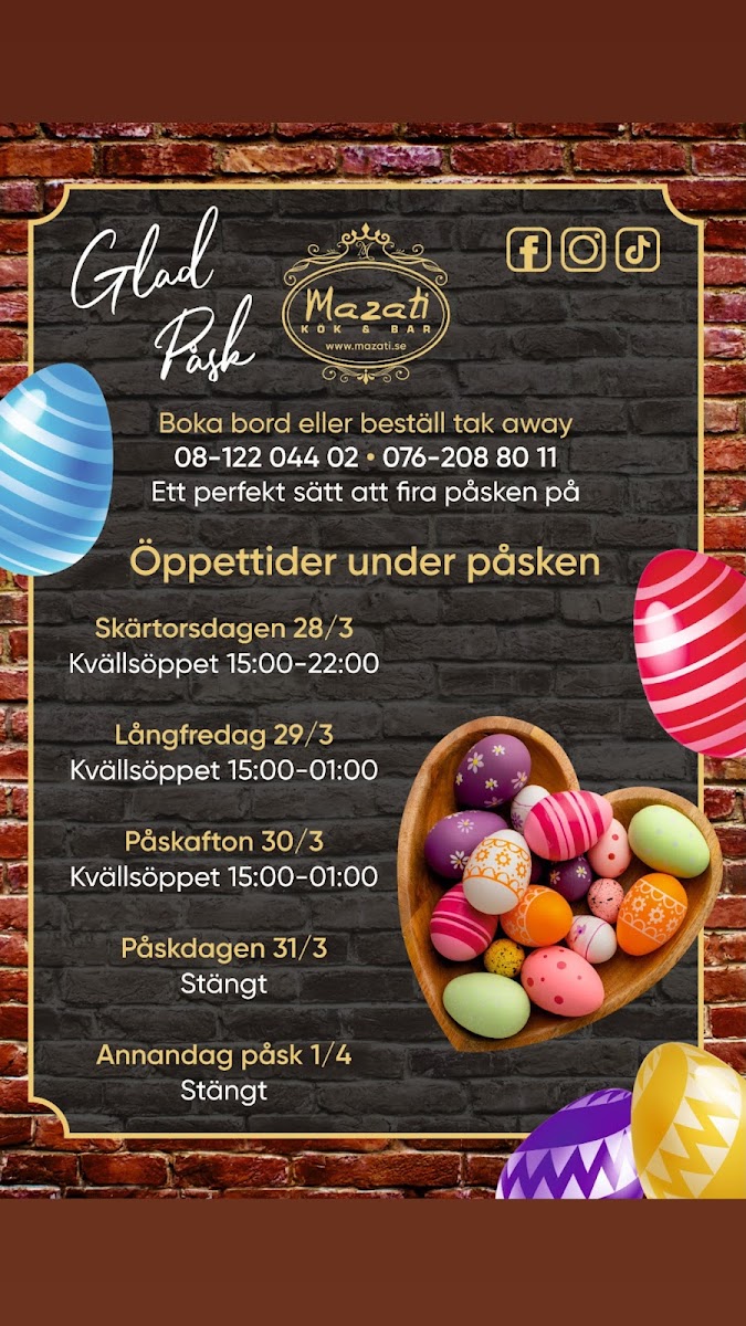 Menu Mazati Kök & Bar-7