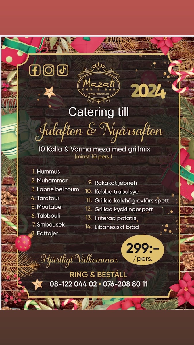 Menu Mazati Kök & Bar-8