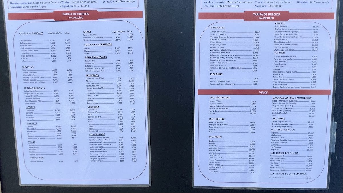Menu Mazo De Santa Comba-3