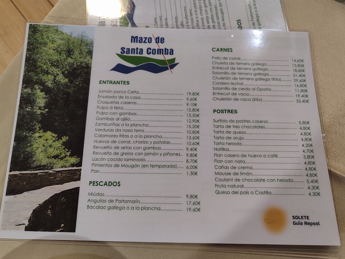 Menu Mazo De Santa Comba-5