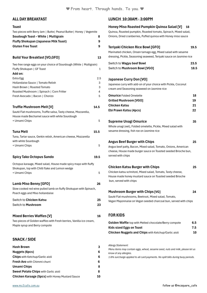 Menu Mc Square Cafe-4