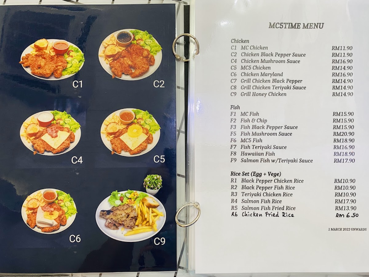 Menu Mc5Time Restaurant-1