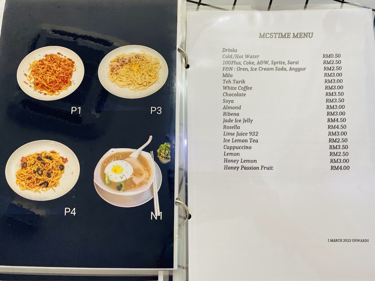 Menu Mc5Time Restaurant-4