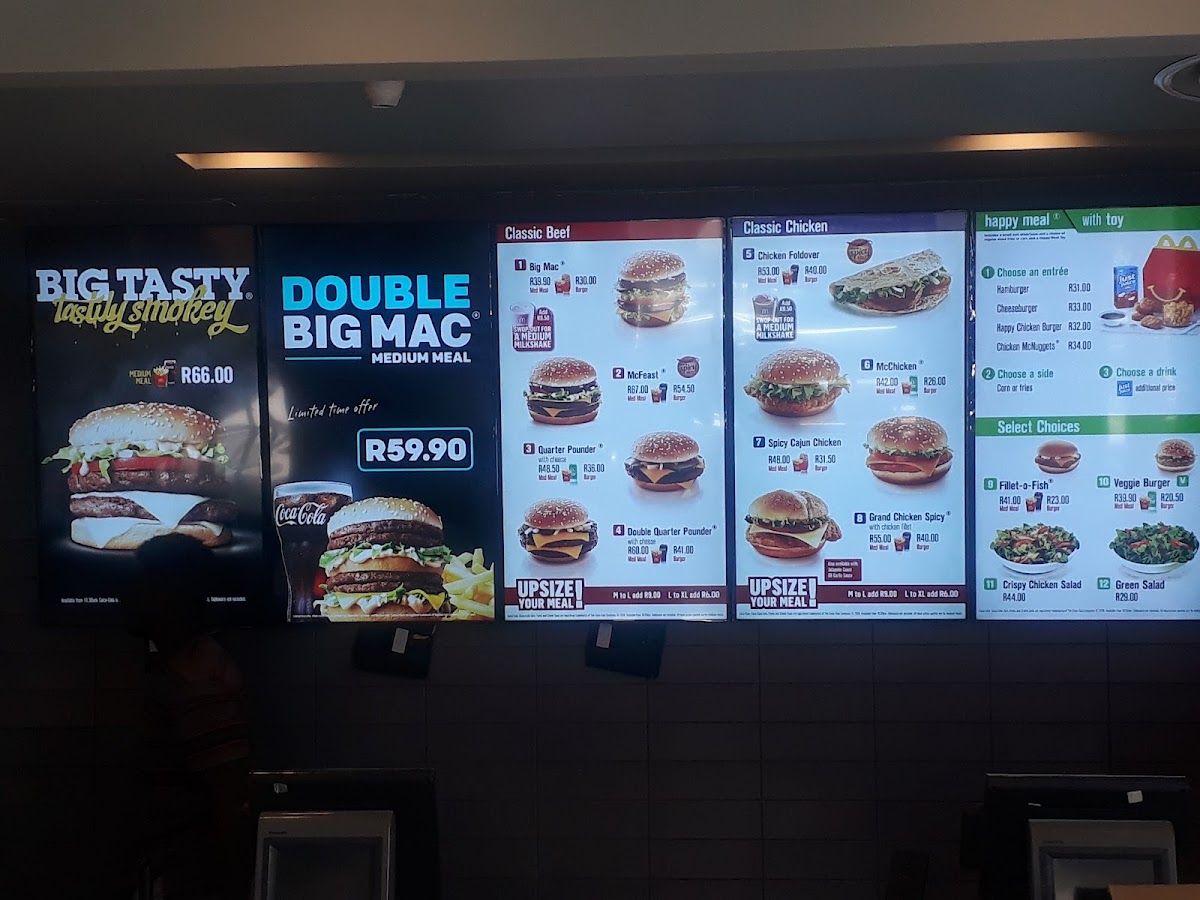 Menu Mcdonald's Auckland Park Drive-Thru-4