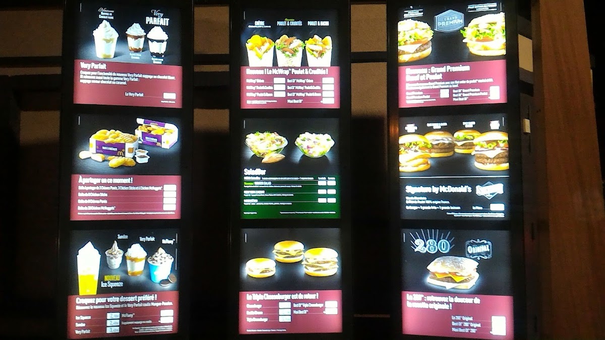 Menu Mcdonald's Brétigny-Sur-Orge-2