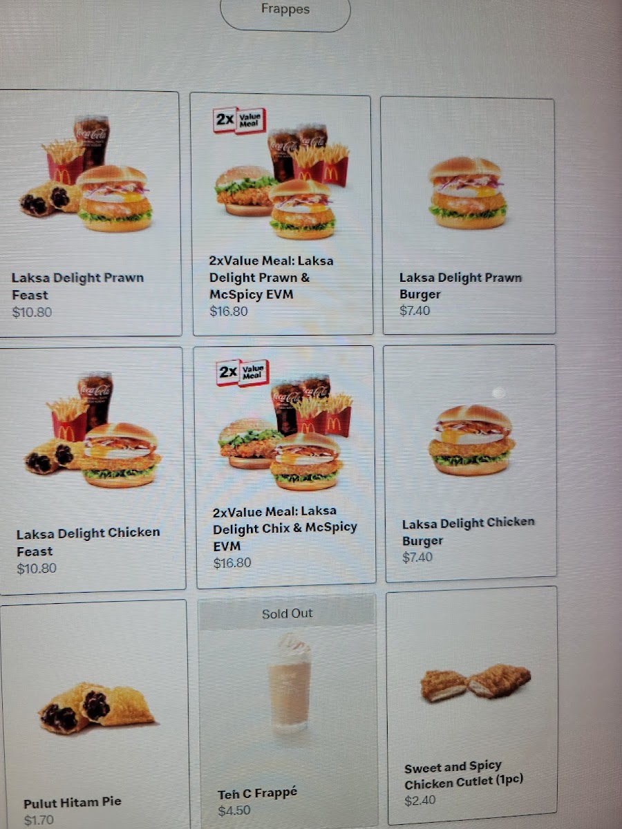 Menu Mcdonald's Bugis Village-2
