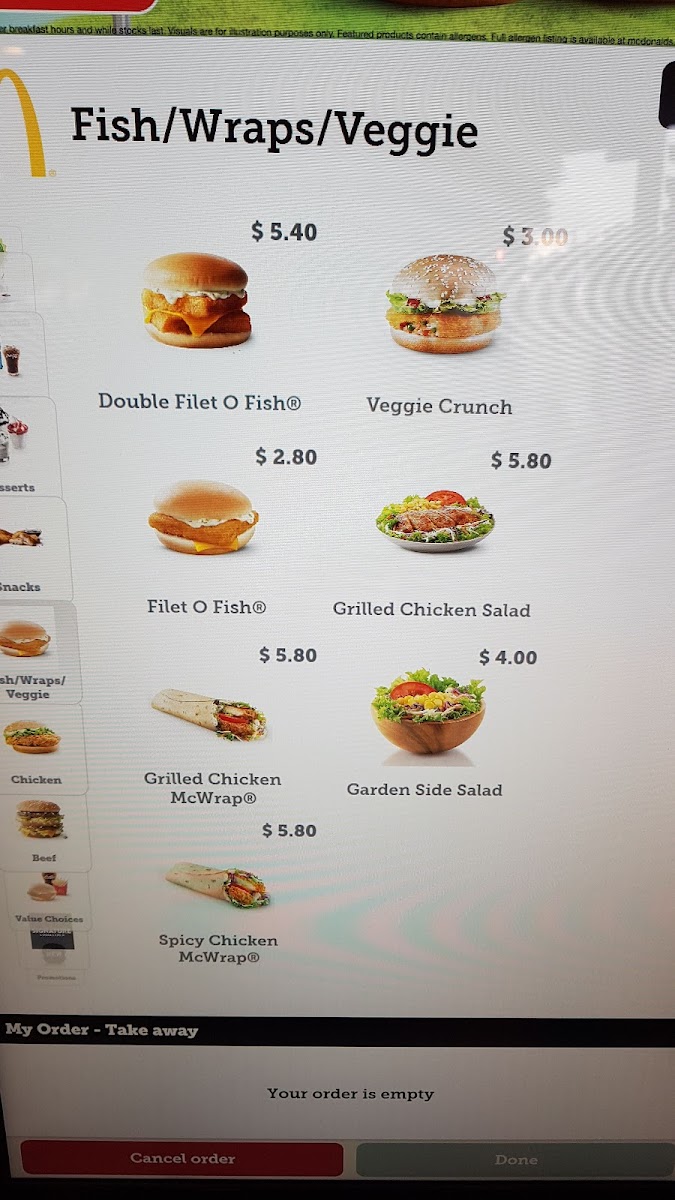 Menu Mcdonald's Bugis Village-7