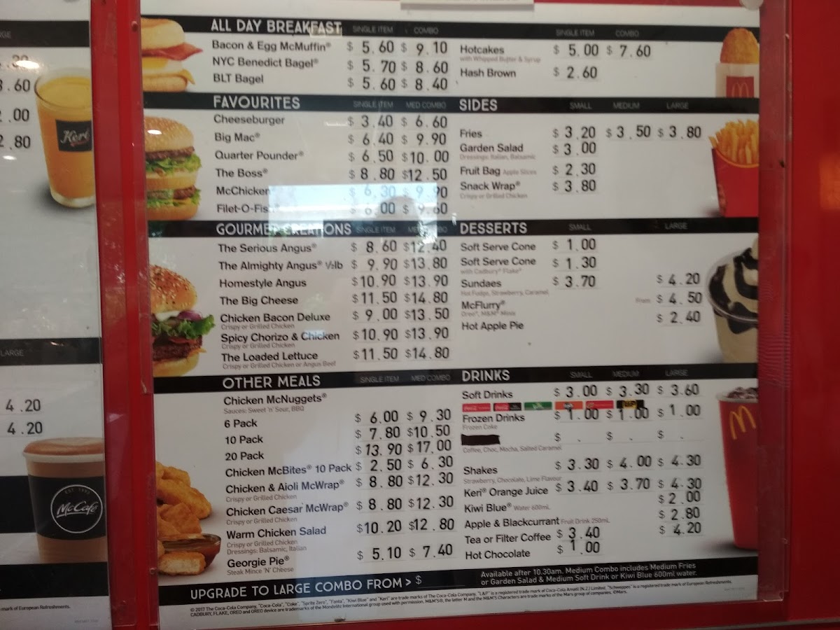 Menu Mcdonald's Bulls-1
