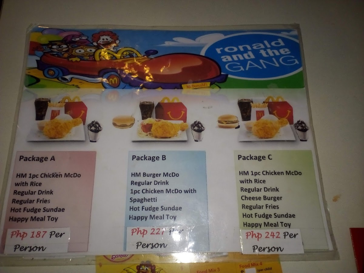 Menu Mcdonald's - Cabuyao Bayan-2
