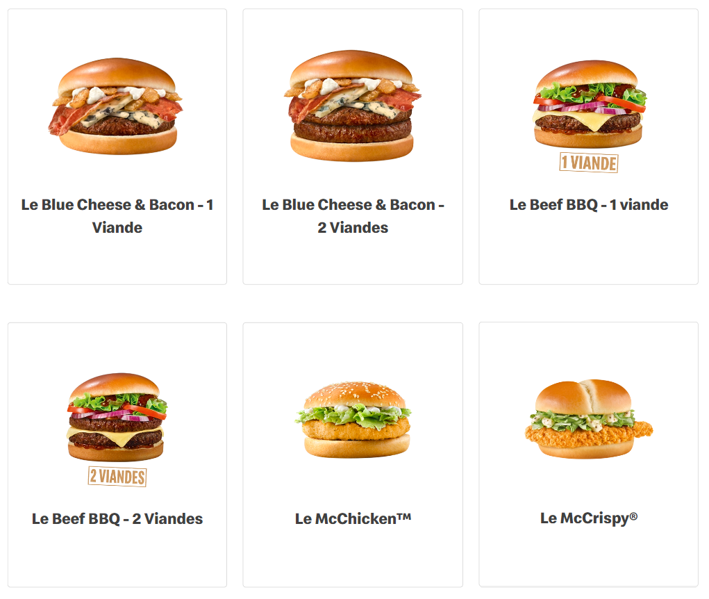 Menu Mcdonald's Foix-1