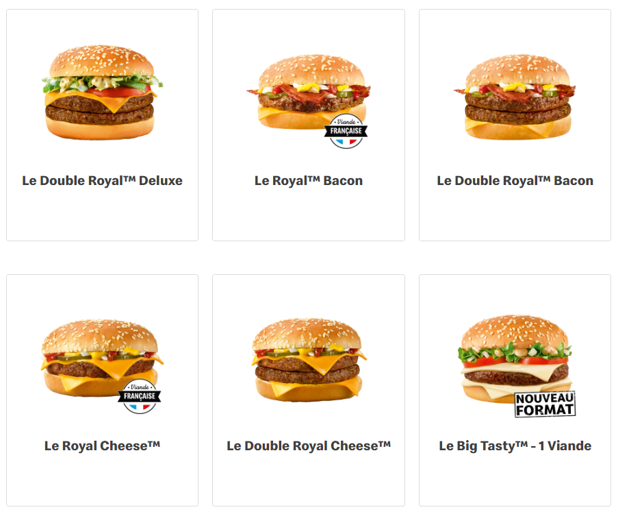 Menu Mcdonald's Foix-7