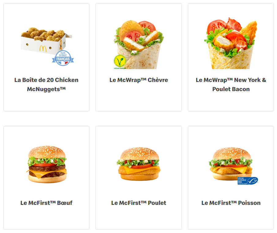 Menu Mcdonald's Foix-9