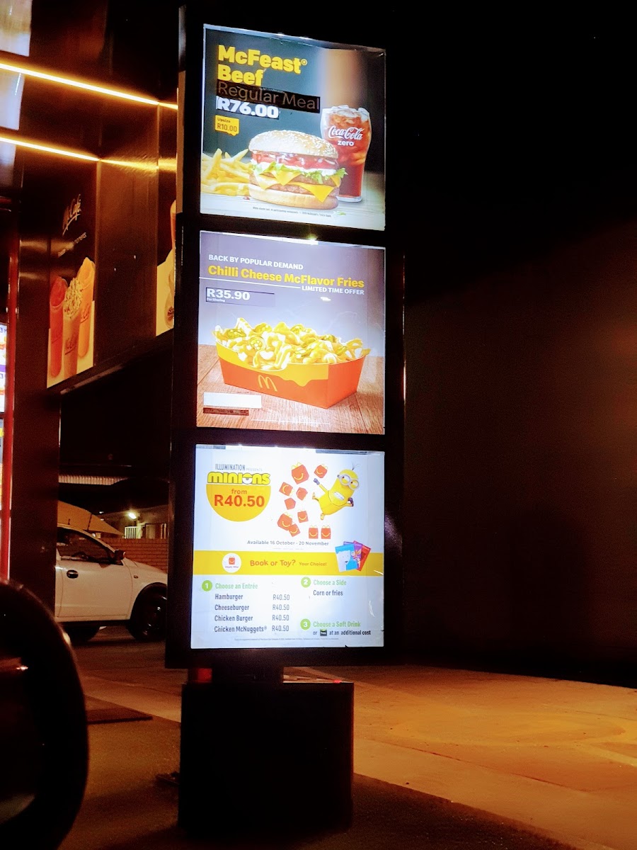 Menu Mcdonald's Krugersdorp Drive-Thru-2