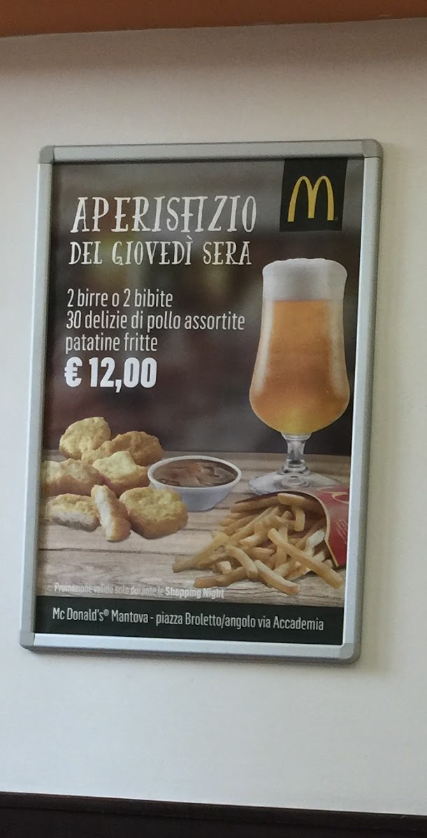 Menu Mcdonald's Mantova-1