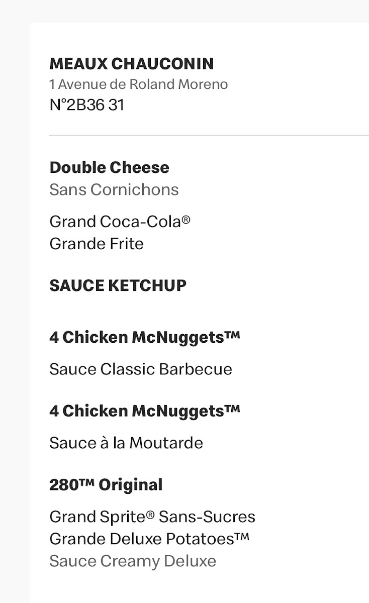 Menu Mcdonald's Meaux Les Saisons-1