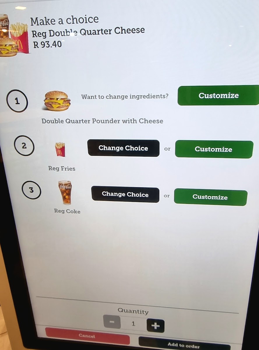 Menu Mcdonald's Paarl Drive-Thru-2