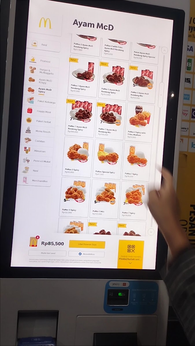 Menu Mcdonald's Pantai Ancol-1