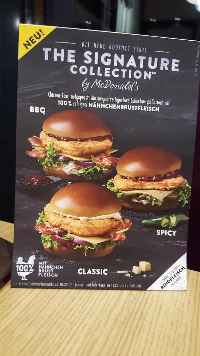 Menu Mcdonald's Restaurant-2