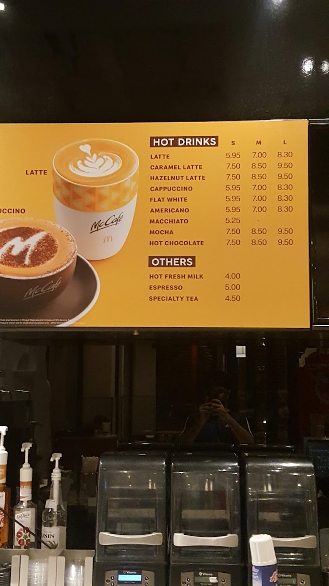 Menu Mcdonald's Seri Iskandar Dt-1
