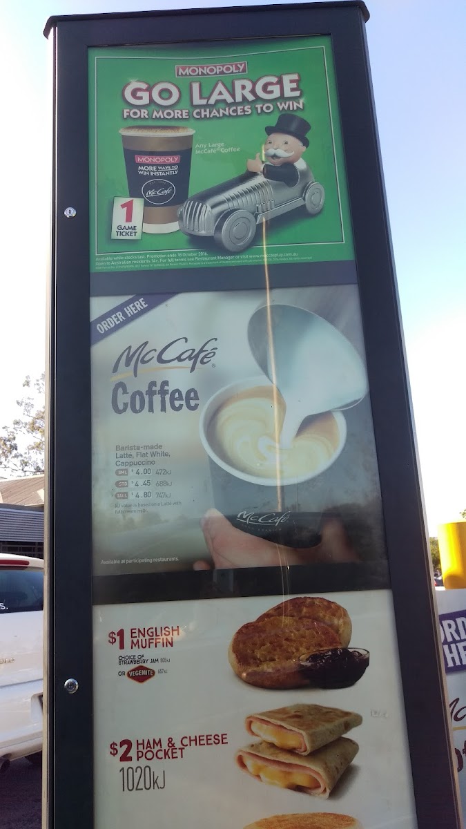 Menu Mcdonald's Springwood-3