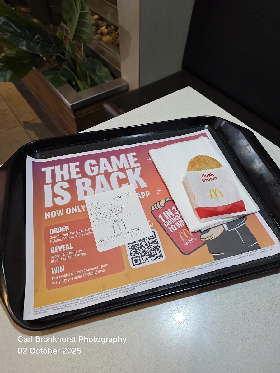 Menu Mcdonald's Yarraville-1