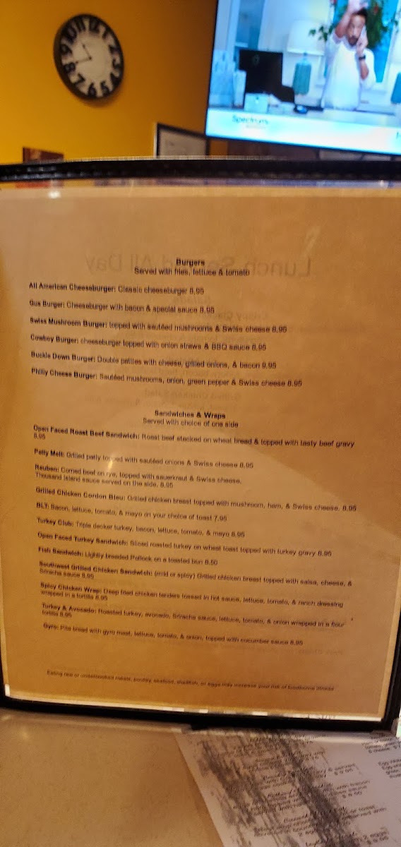 Menu Mckinley's Grille-10
