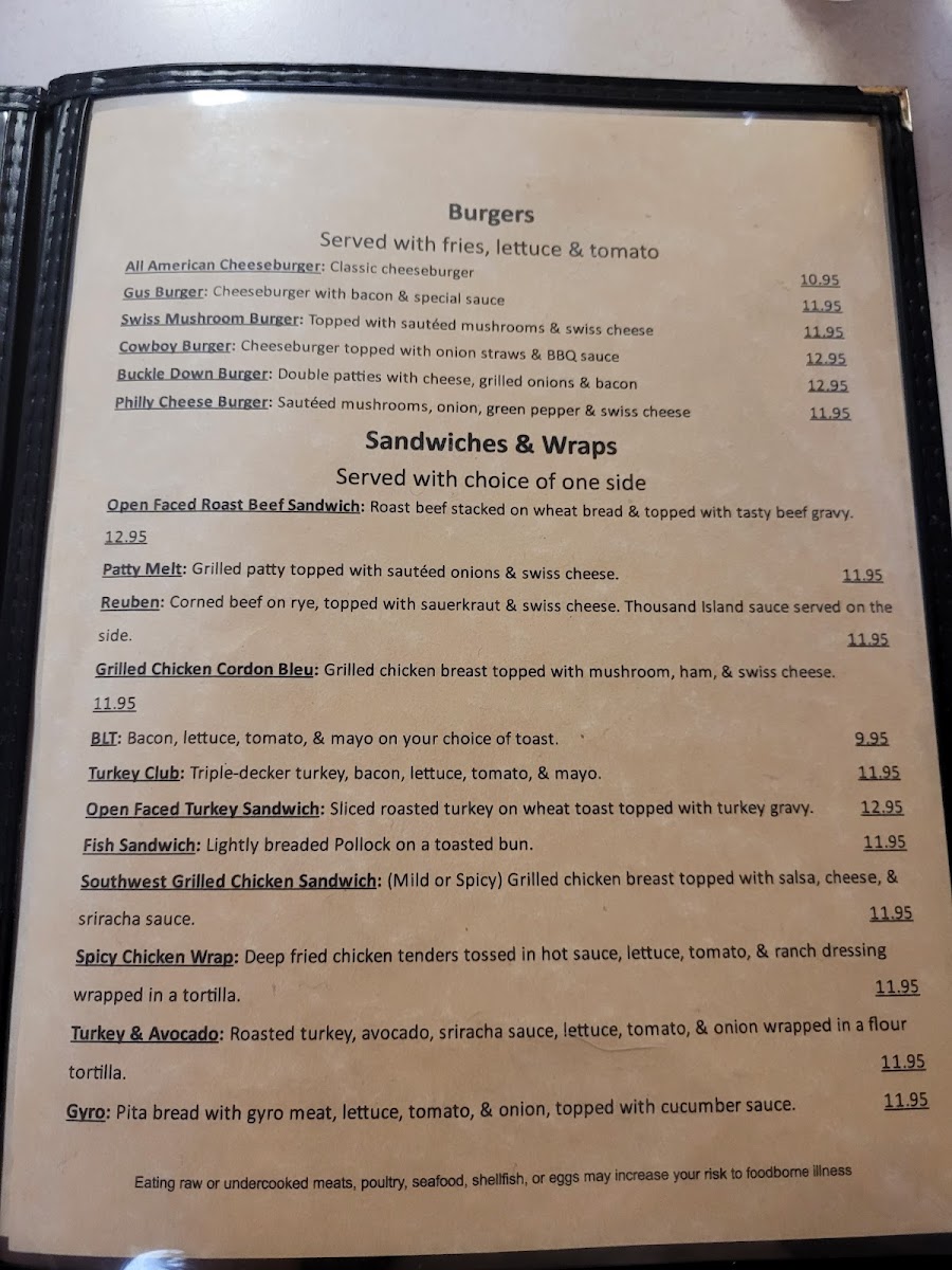 Menu Mckinley's Grille-4