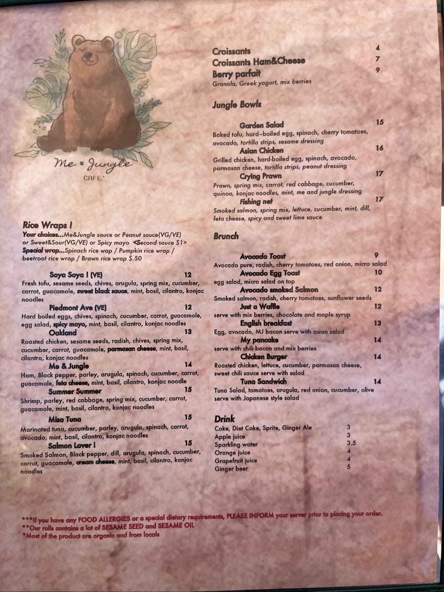 Menu Me And Jungle Cafe-6