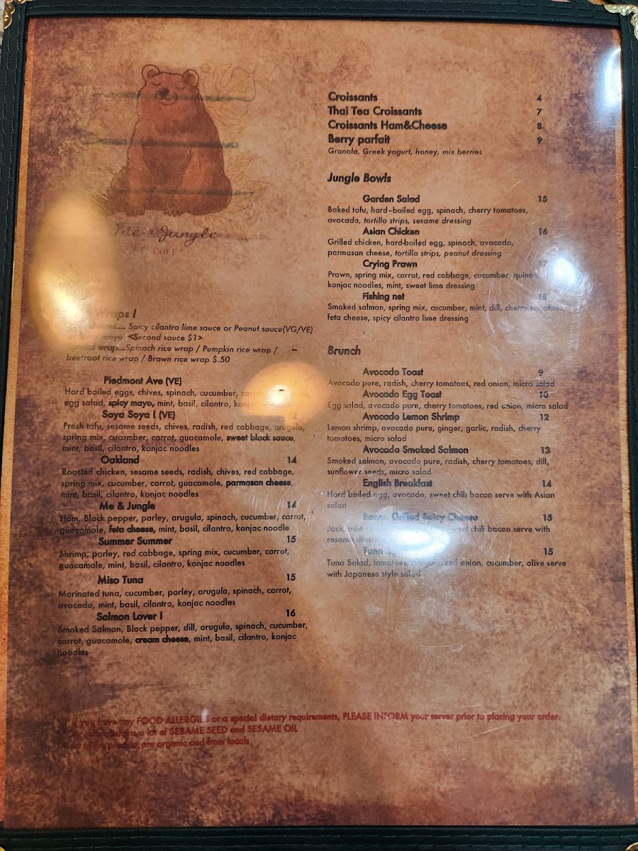 Menu Me And Jungle Cafe-8