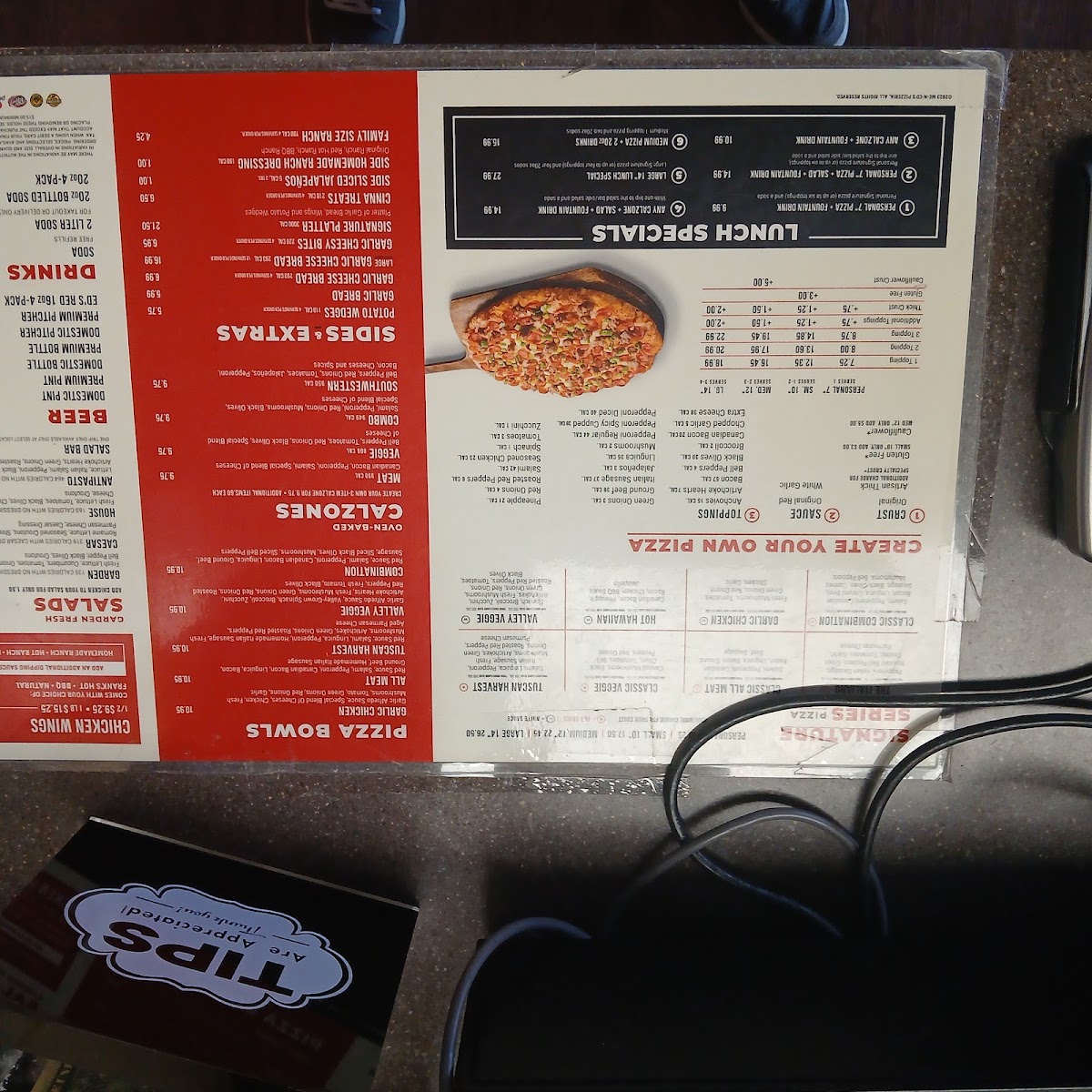 Menu Me-N-Ed's Pizzeria-3