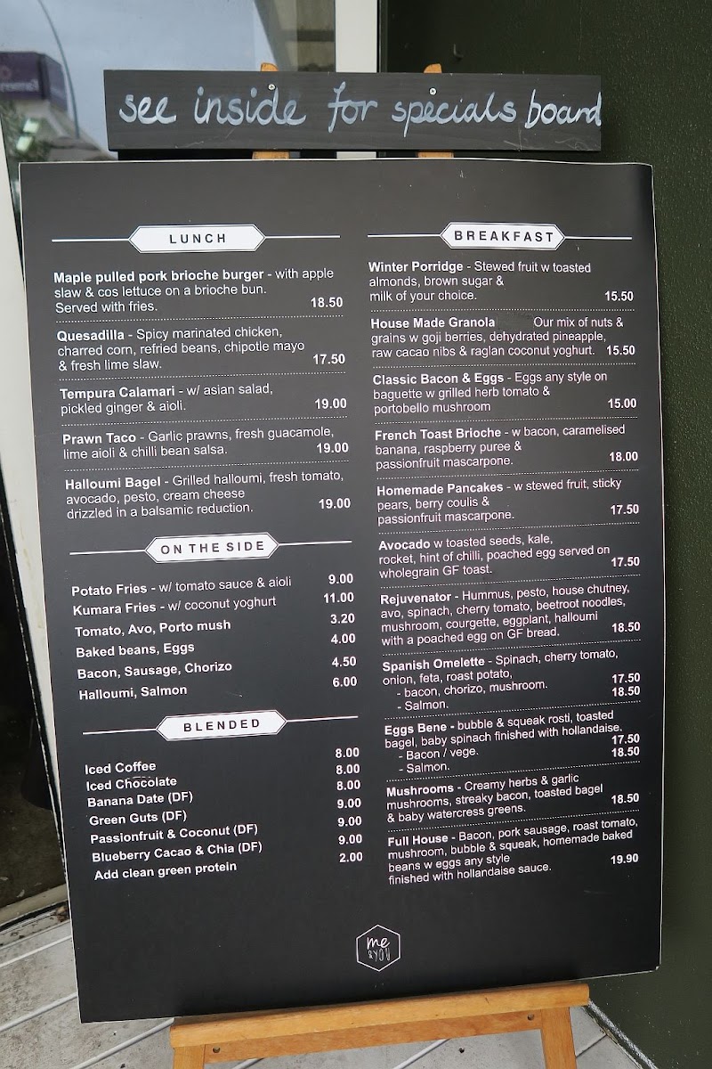 Menu Me & You-2