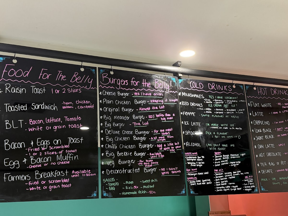 Menu Meander Store & Lpo, Meander Bridge Cafe-2