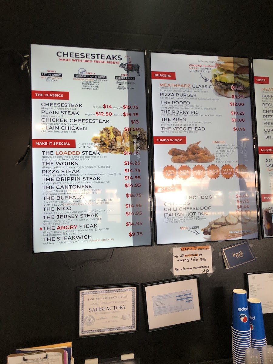 Menu Meatheadz Cheesesteaks-4