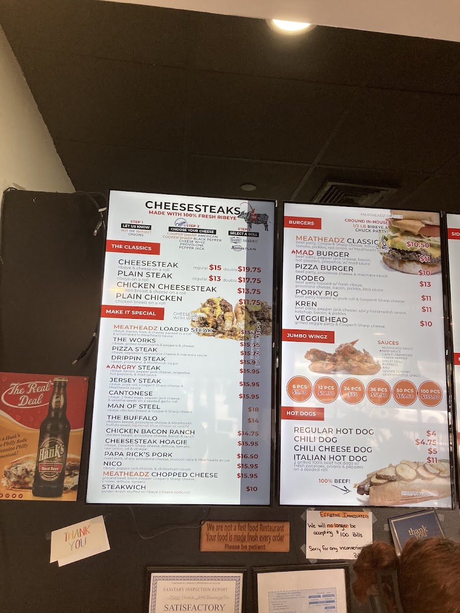 Menu Meatheadz Cheesesteaks-9