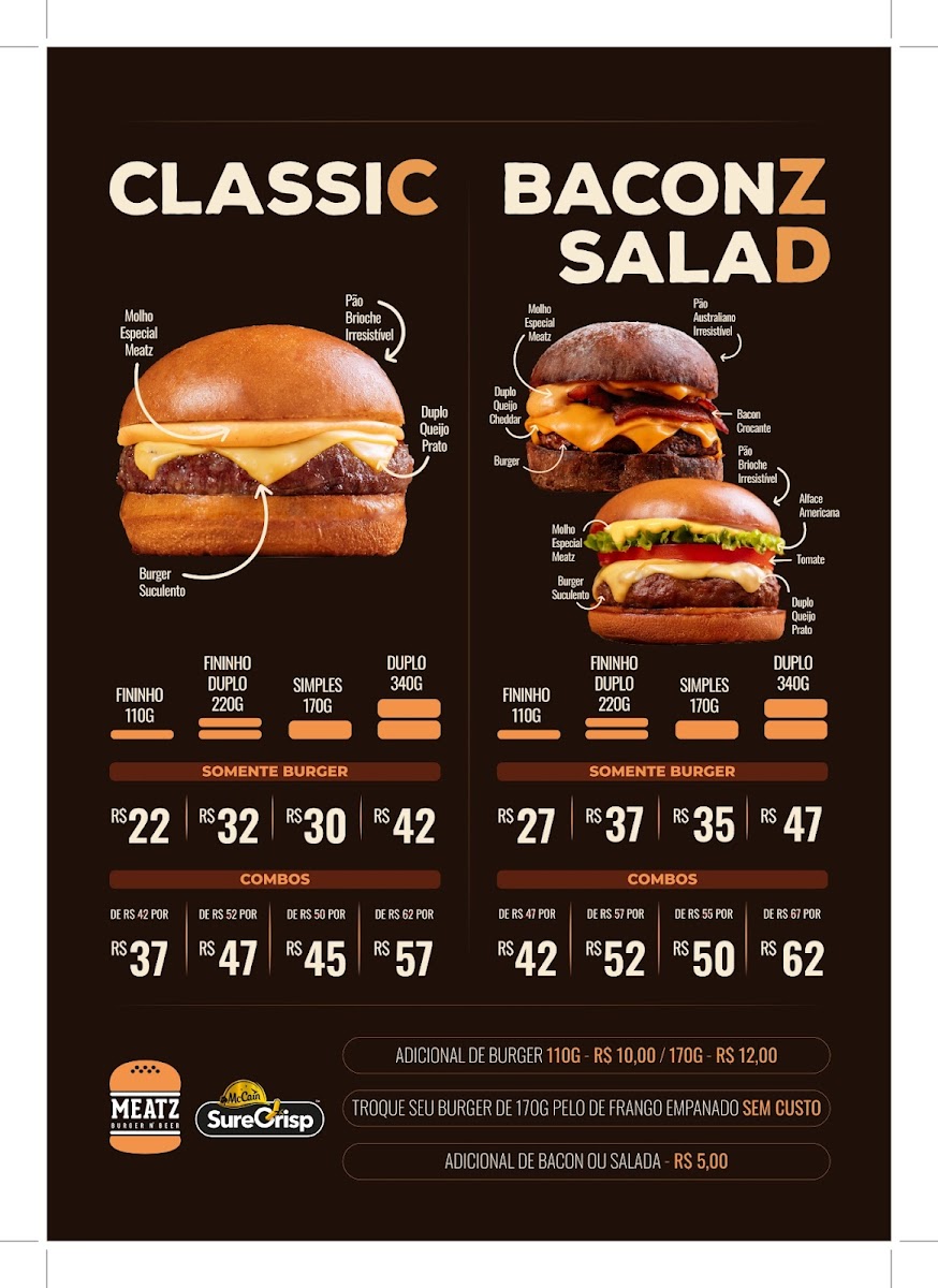 Menu Meatz Burger N' Beer - Guará Ii - Hamburgueria-1