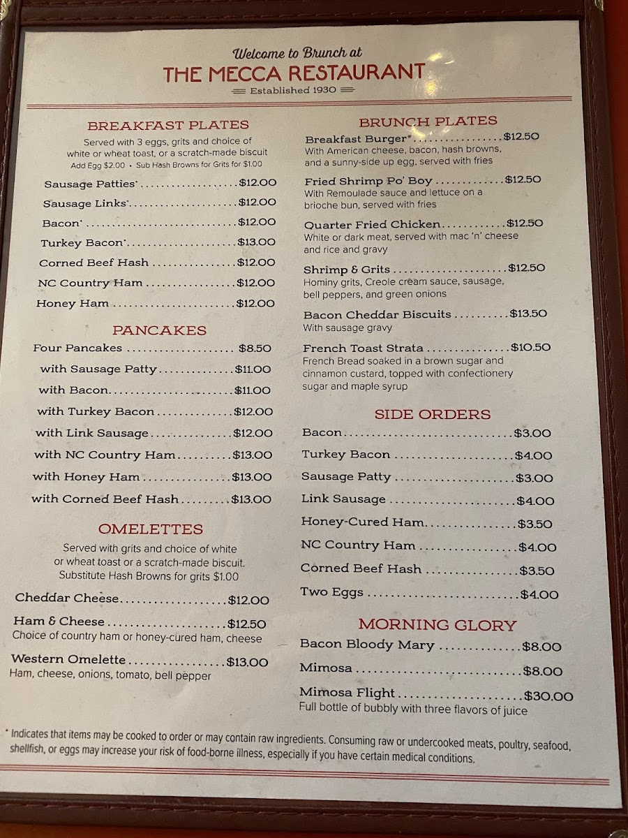 Menu Mecca Restaurant-1