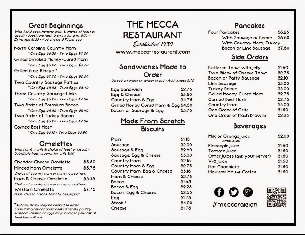 Menu Mecca Restaurant-8