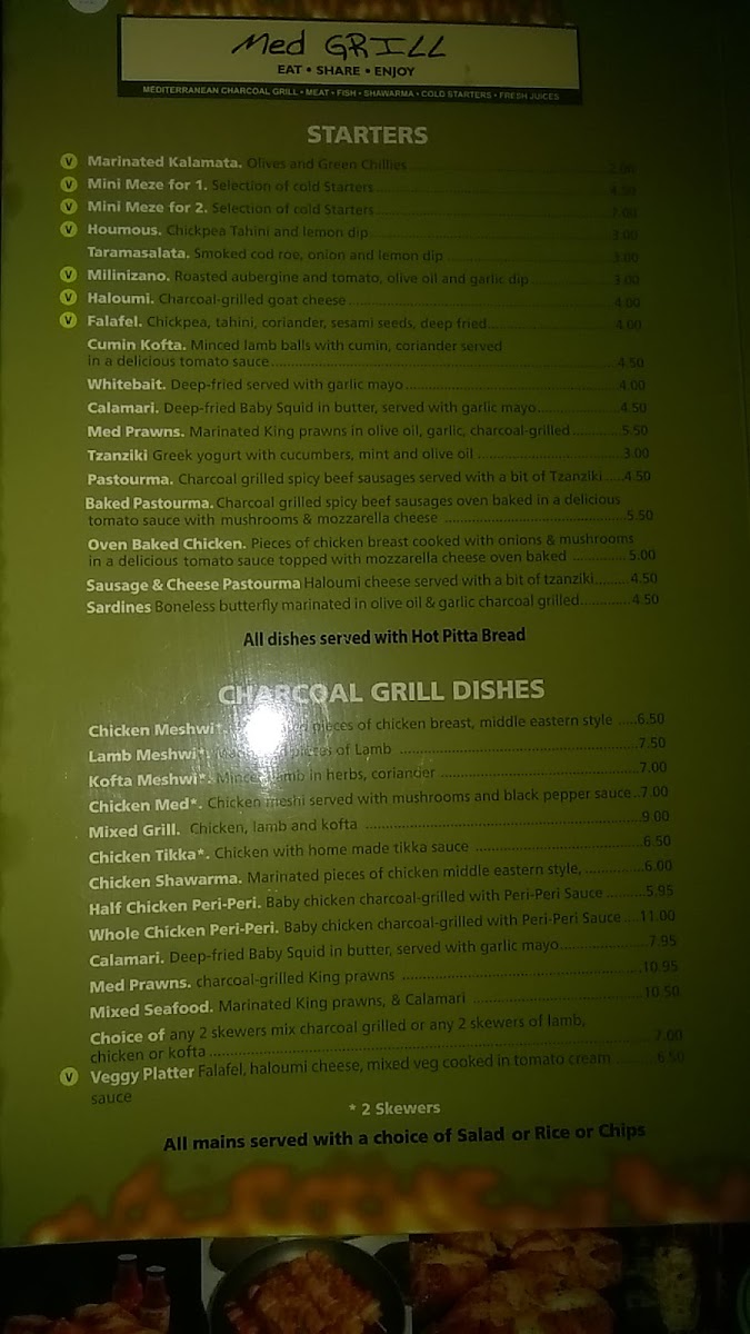 Menu Med Grill @ St Albans-3