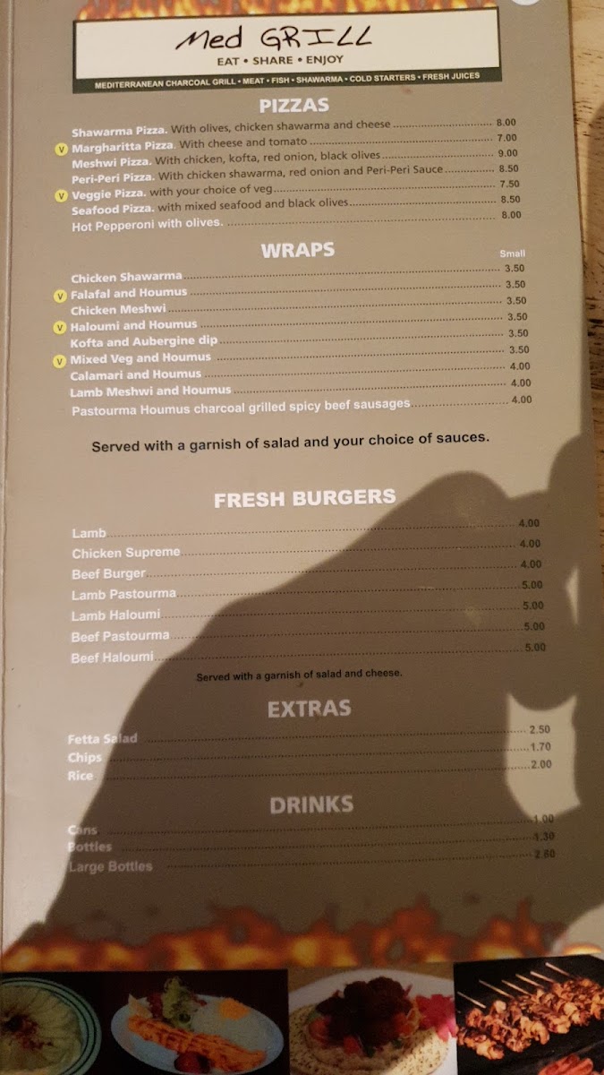 Menu Med Grill @ St Albans-4