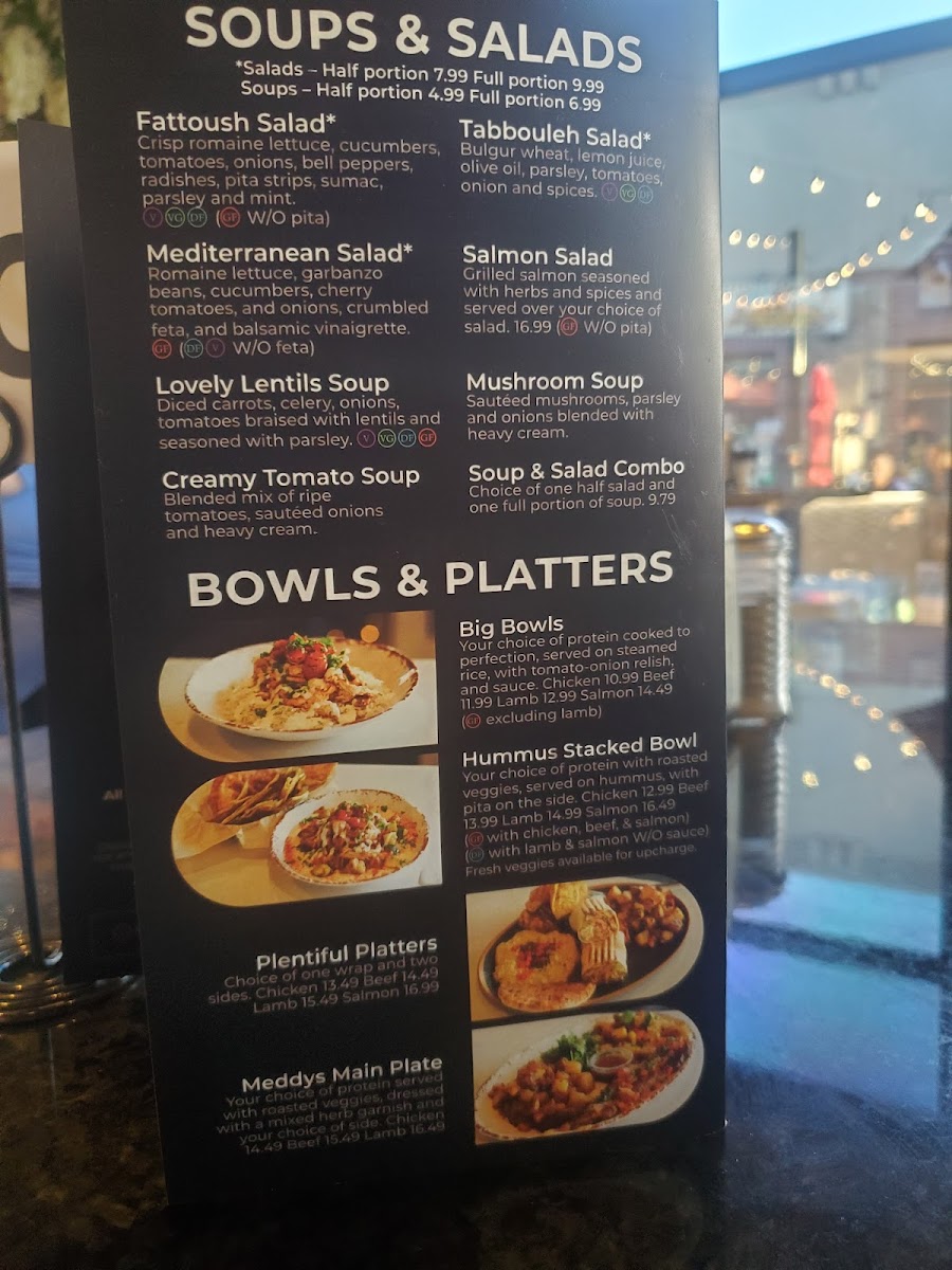 Menu Meddys-3