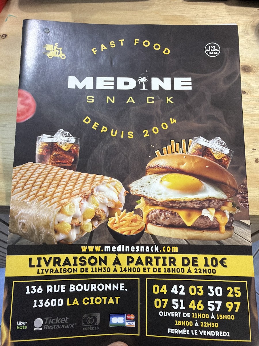 Menu Médine Snack-3