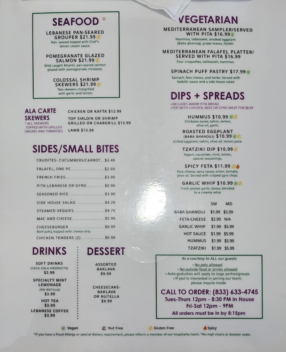 Menu Mediterranean Fresh Grill-3